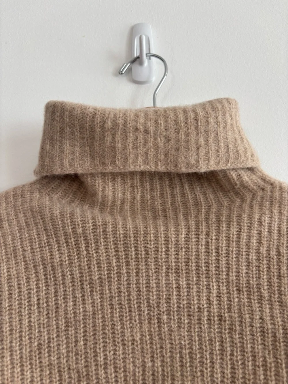 7115 by Szeki Yak and Wool Turtleneck Sweater Wheat Brown - Picture 6 of 15